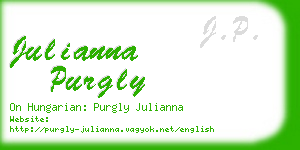 julianna purgly business card